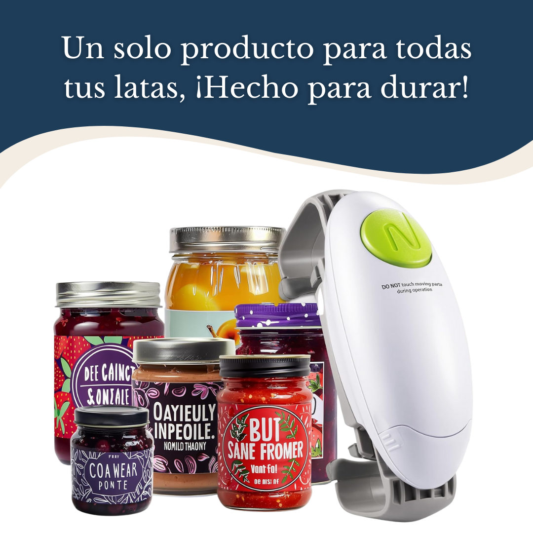 Abrelatas Eléctrico para Ahorrarte Dolor
